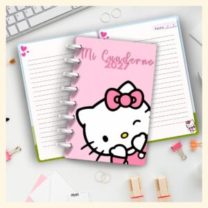 CUADERNO RAYADO A4 · DISEÑO HELLO KITTY · PDF PARA IMPRIMIR
