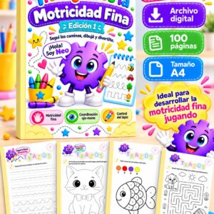 Trabajamos la Motricidad Fina · Edición 1 · PDF Imprimible · 100 Páginas